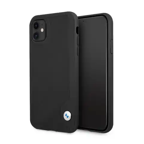 ⁨BMW Case BMHCN61RCDPK iPhone 11 6,1" black/black hardcase Leather Deboss⁩ at Wasserman.eu