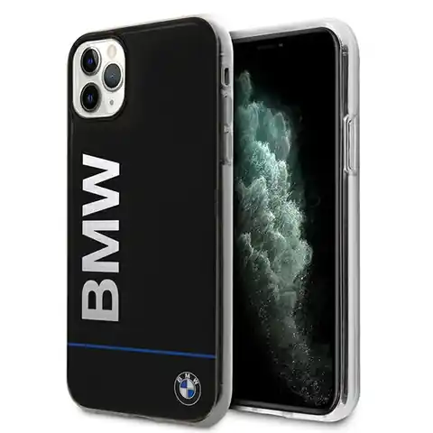 ⁨Etui BMW BMHCN65PCUBBK iPhone 11 Pro Max 11 6,5" czarny/black hardcase Signature Printed Logo⁩ w sklepie Wasserman.eu