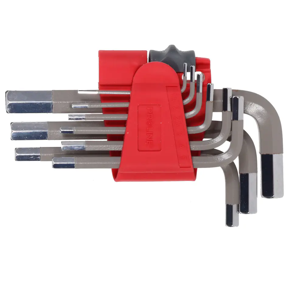 ⁨Klucze imbusowe kpl.9szt, 1.5-10mm, s2, proline⁩ w sklepie Wasserman.eu