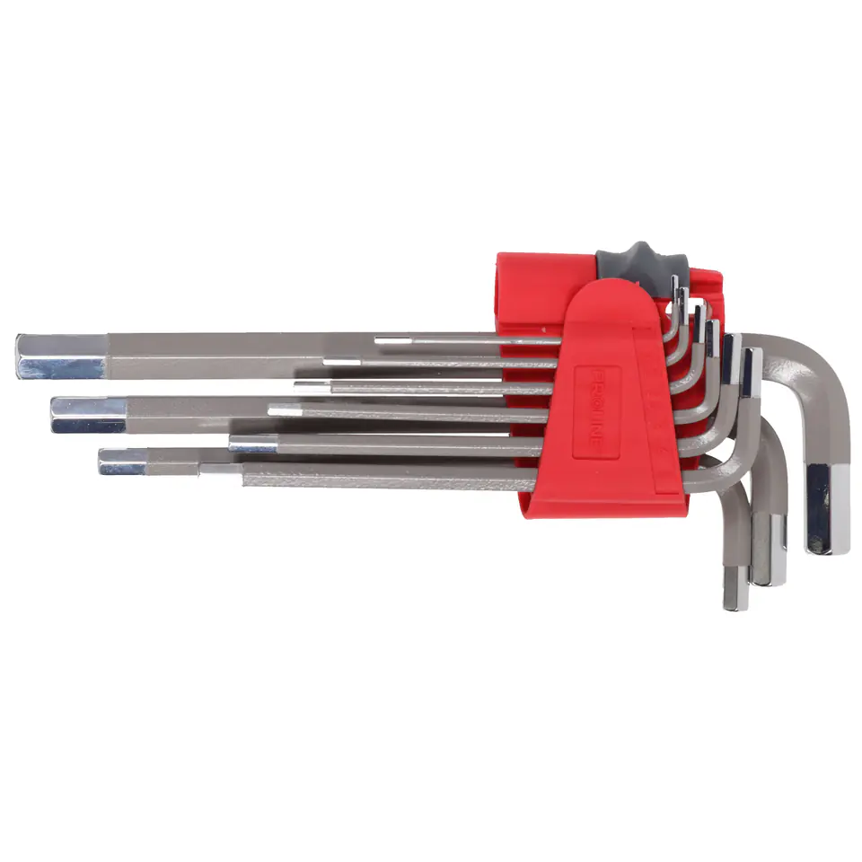 ⁨Allen keys long kpl.9 pcs. 1.5-10mm, s2, proline⁩ at Wasserman.eu