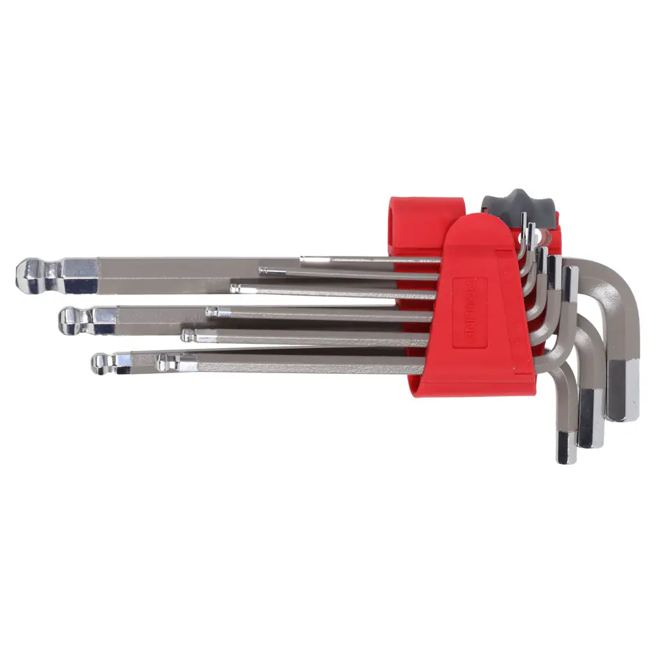 ⁨Allen keys with ball kpl.9 pcs. 1.5-10mm, s2, proline⁩ at Wasserman.eu
