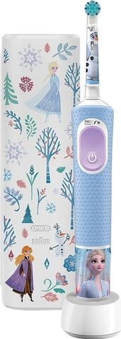 ⁨Szczoteczka elektryczna ORAL-B Kids 3+ Frozen + Etui Frozen⁩ w sklepie Wasserman.eu