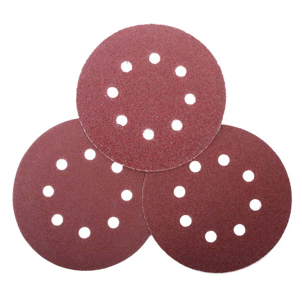 ⁨SELF ADH. PAPER DISCS WITH HOLES, 125MM, 5PSC,GR240, PROLINE⁩ at Wasserman.eu