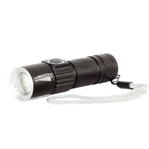 ⁨Akum flashlight. alu led zoom usb 50/100/flash, proline, ce⁩ at Wasserman.eu