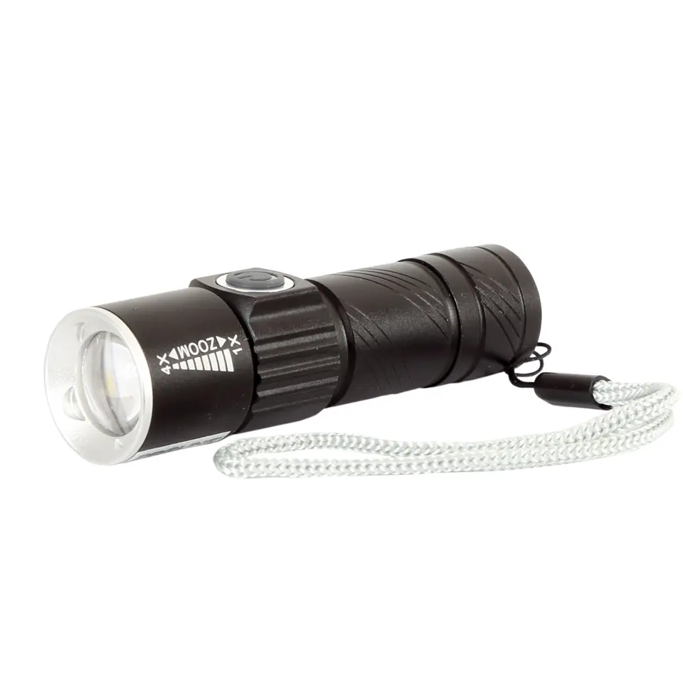 ⁨Latarka akum. alu led zoom usb 50/100/flash, proline, ce⁩ w sklepie Wasserman.eu