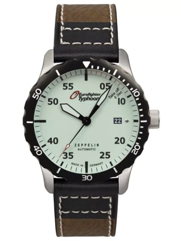 ⁨Zeppelin Eurofighter 7268-5 watch, automatic⁩ at Wasserman.eu