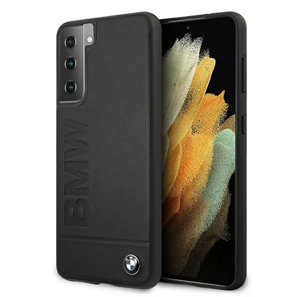 ⁨BMW Case BMHCS21MSLLBK S21+ G996 black/black hardcase Signature Logo Imprint⁩ at Wasserman.eu