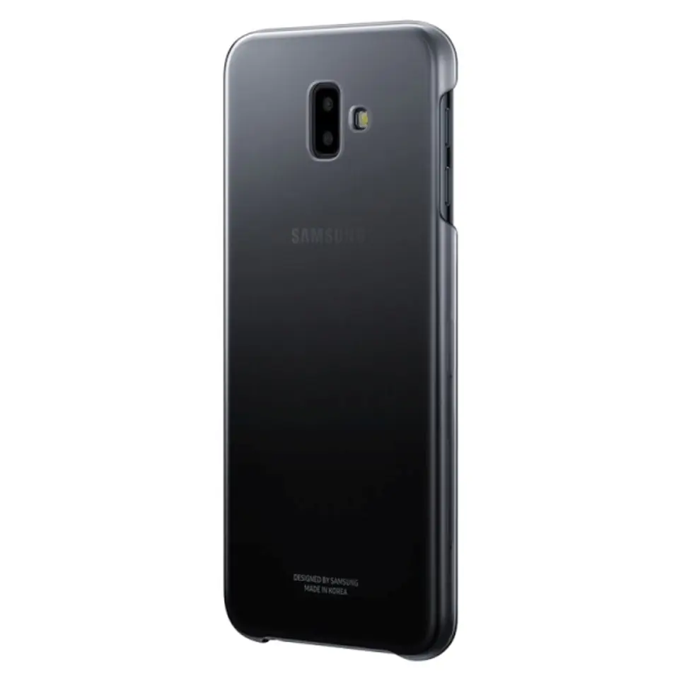 ⁨Case Samsung EF-AJ610CB J6 Plus 2018 J610 black/black Gradation Cover⁩ at Wasserman.eu