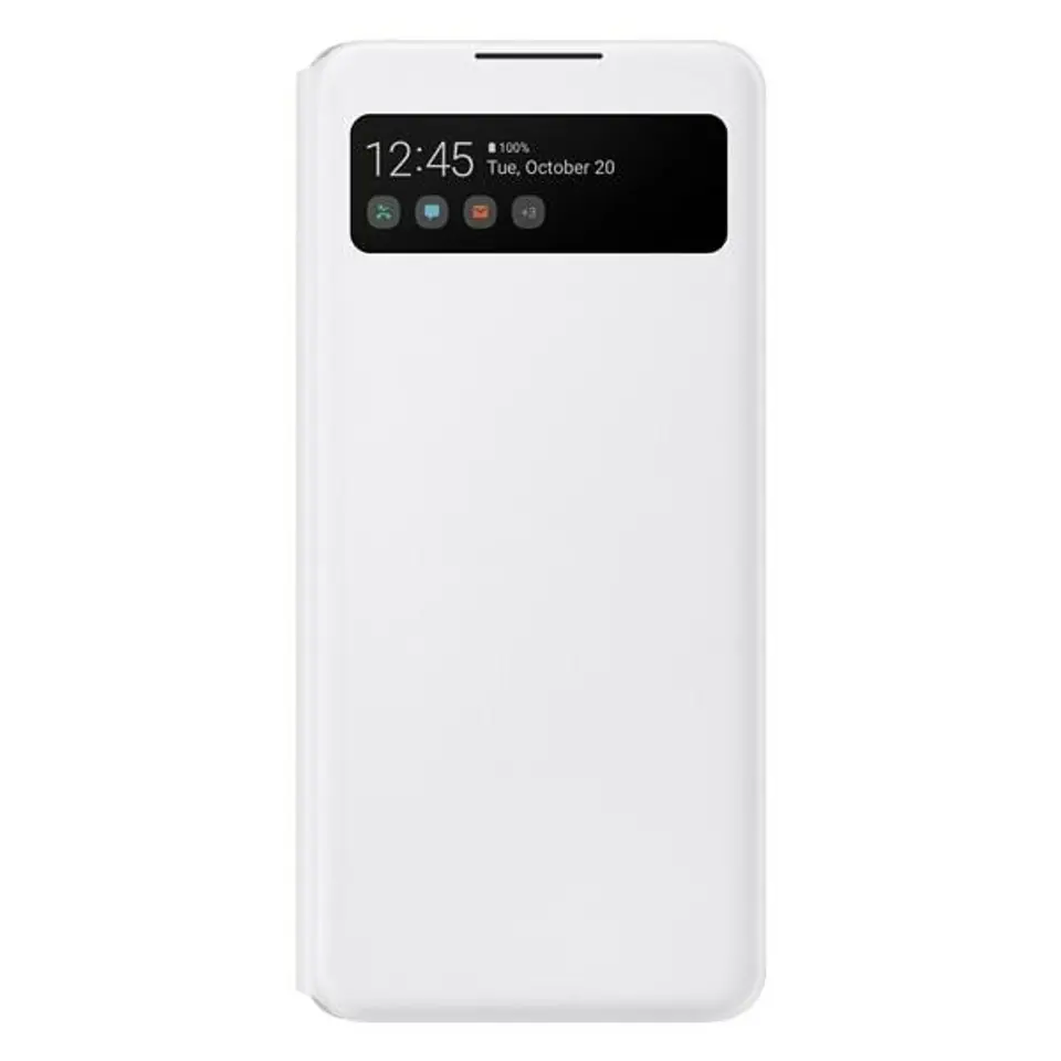 ⁨Case Samsung EF-EA426PW A42 5G white /whitek S View Wallet Cover⁩ at Wasserman.eu