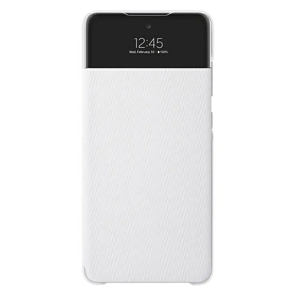 ⁨Etui Samsung EF-EA725PW A72 A725 biały/white S View Wallet Cover⁩ w sklepie Wasserman.eu