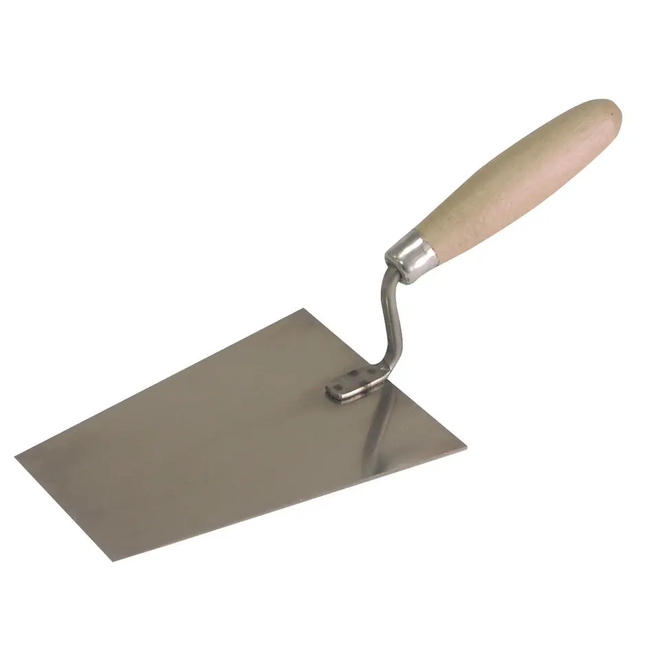 ⁨Trapezoidal trowel 180mm stainless steel⁩ at Wasserman.eu