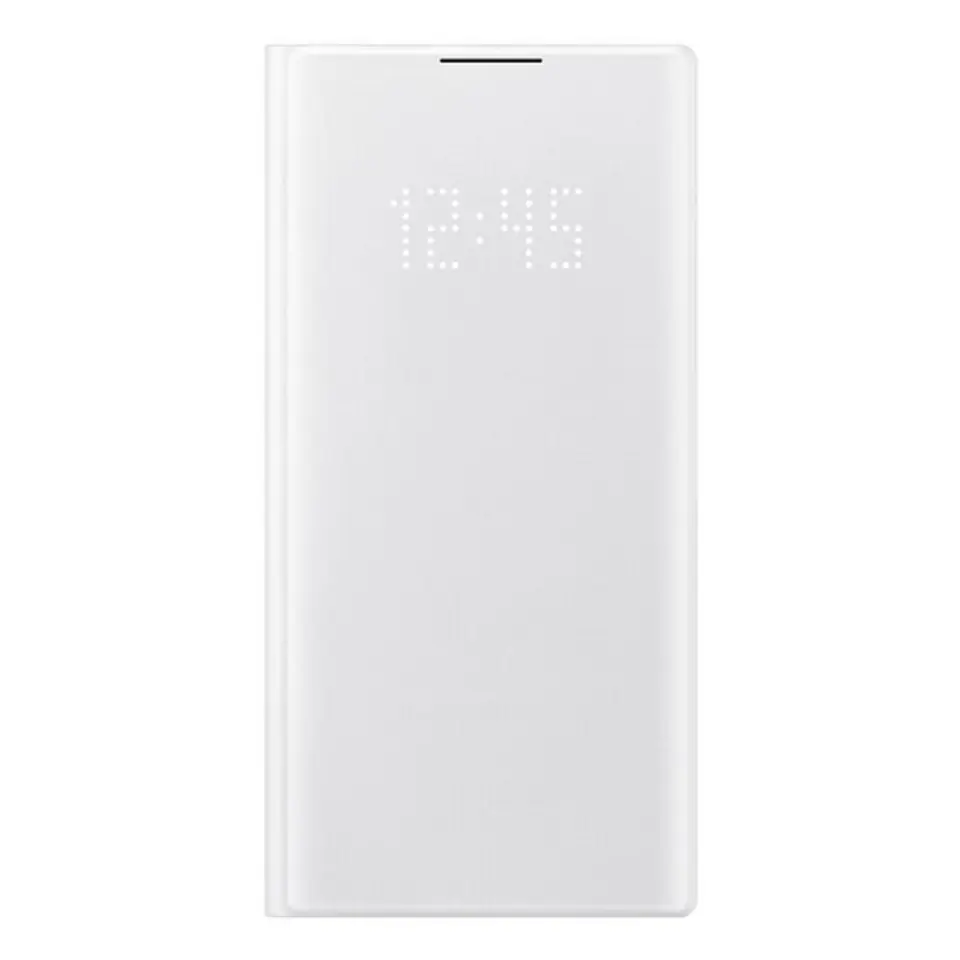 ⁨Etui Samsung EF-NN970PW Note 10 N970 biały/white LED View Cover⁩ w sklepie Wasserman.eu