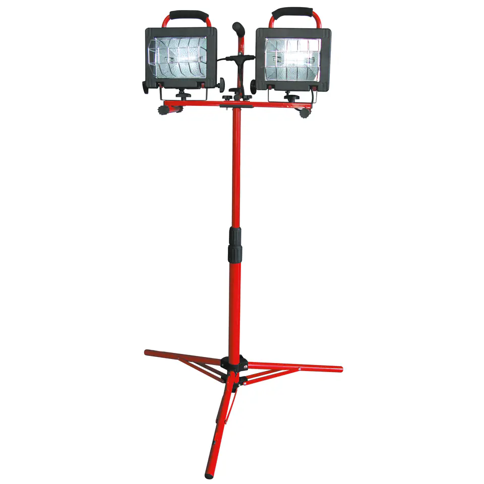 ⁨Double halogen lamp tripod-portable 2x500w ce proline⁩ at Wasserman.eu