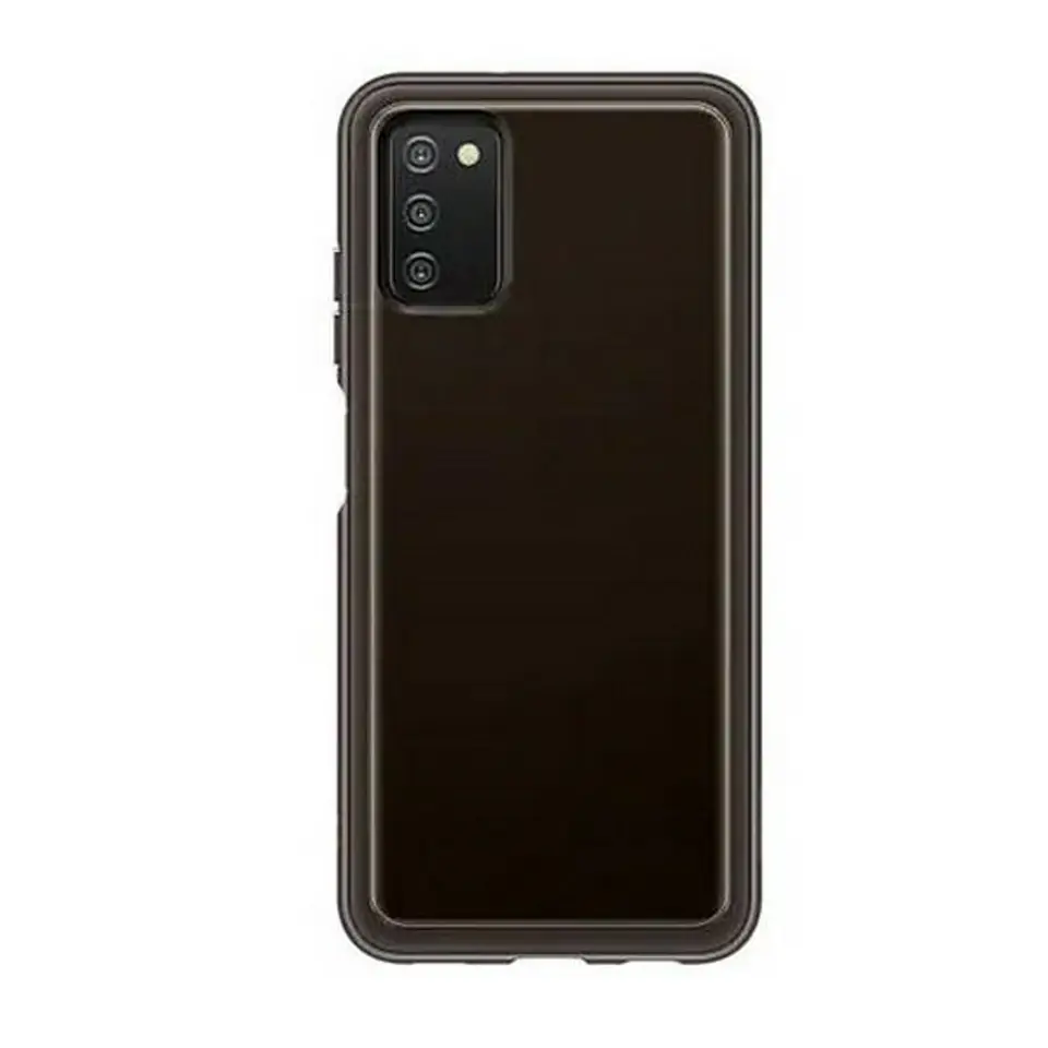 ⁨Case Samsung EF-QA038TB A03s A038 Soft Clear Cover black/black⁩ at Wasserman.eu