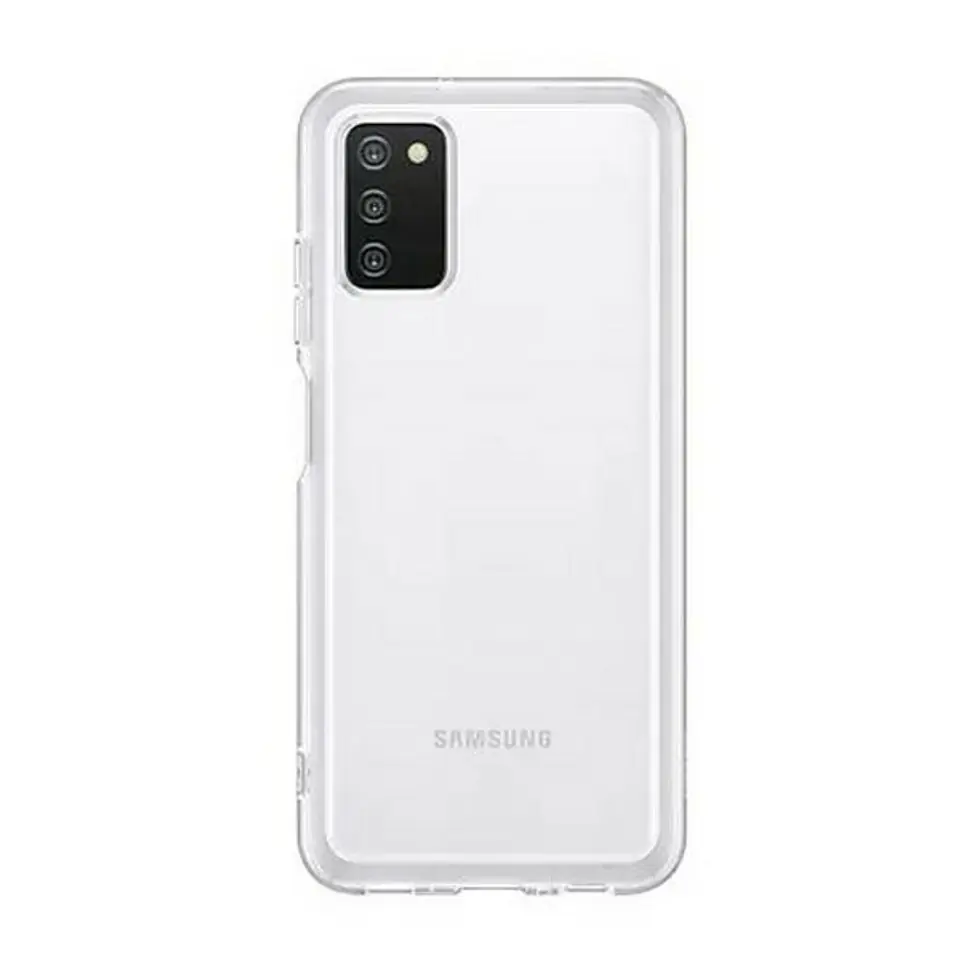 ⁨Case Samsung EF-QA038TT A03s A038 Soft Clear Cover Transparent⁩ at Wasserman.eu