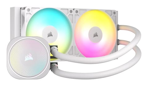 ⁨CORSAIR NAUTILUS 240 ARGB White, 240mm Radiator, Liquid CPU Cooler⁩ w sklepie Wasserman.eu