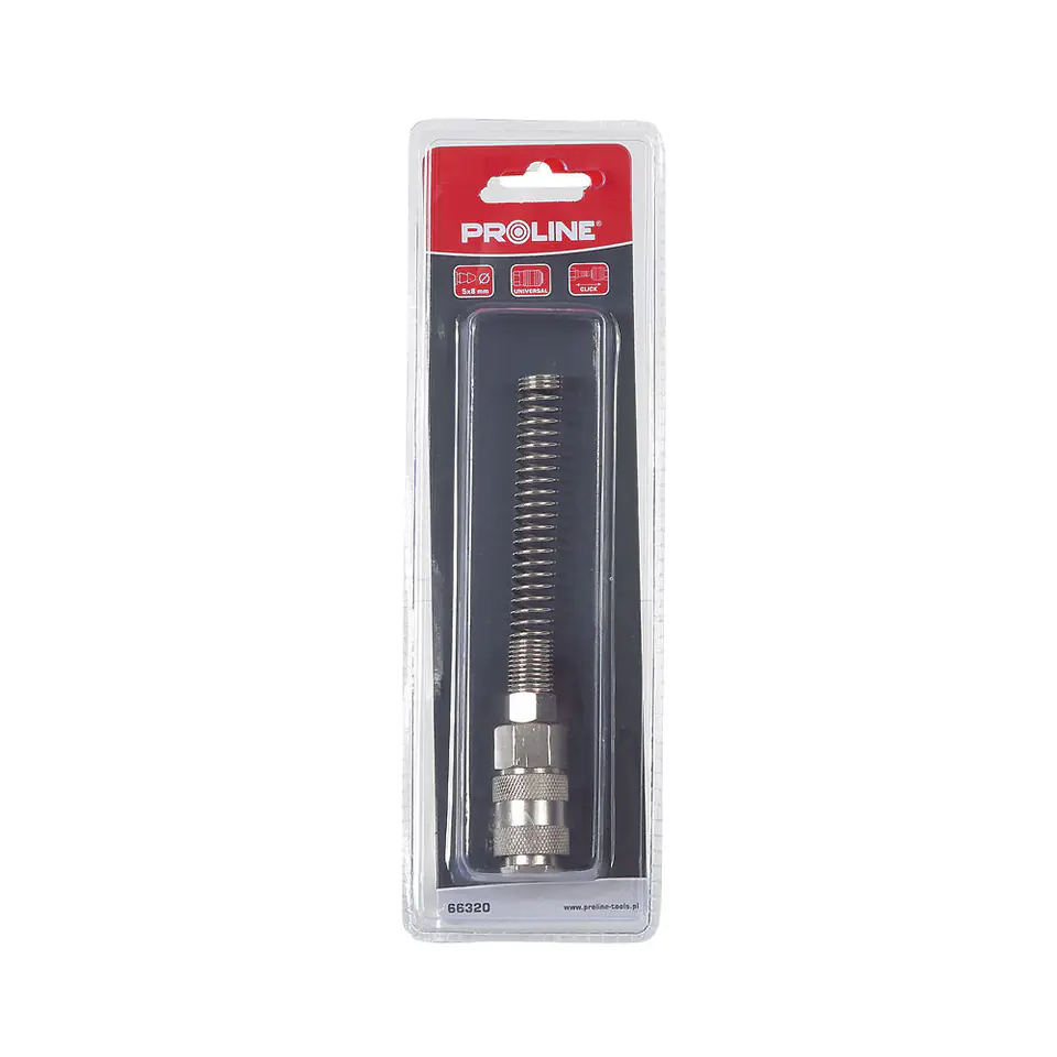 ⁨Quick coupler, female, for spiral hose 5x8mm, proline⁩ at Wasserman.eu