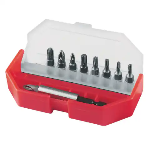 ⁨Set of screwdriver terminals: phill,pozi,pł,magnet. 10 pcs. [k]⁩ at Wasserman.eu