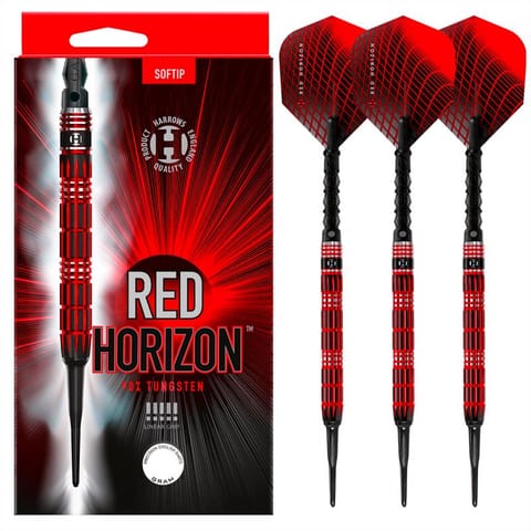 ⁨Rzutki Harrows RED HORIZON (kolor Czerwony)⁩ w sklepie Wasserman.eu