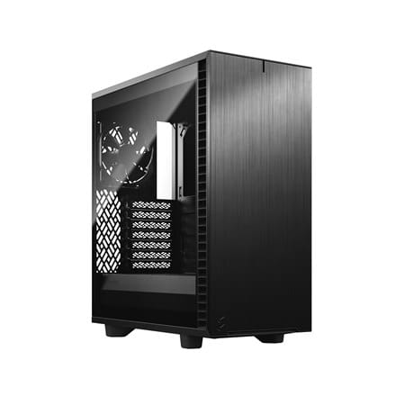 ⁨Fractal Design | Fractal Define 7 Compact Light Tempered Glass | Side window | Black | ATX | Power supply included No | ATX⁩ w sklepie Wasserman.eu