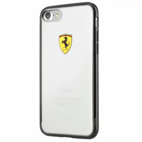 ⁨Ferrari Hardcase FEHCP7BK iPhone 7/8/SE 2020 black/transparent Racing Shield⁩ at Wasserman.eu