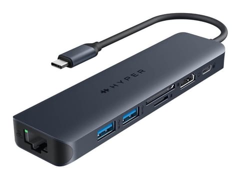 ⁨Hyper HyperDrive EcoSmart Gen.2 Universal USB-C 7-in-1 Hub w 100 W PD Power Pass-thru⁩ w sklepie Wasserman.eu