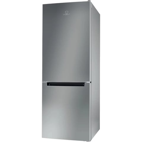 ⁨INDESIT | Refrigerator | LI6 S2E S | Energy efficiency class E | Free standing | Combi | Height 158.8 cm | Fridge net capacity 197 L | Freezer net capacity 75 L | 39 dB | Silver⁩ at Wasserman.eu