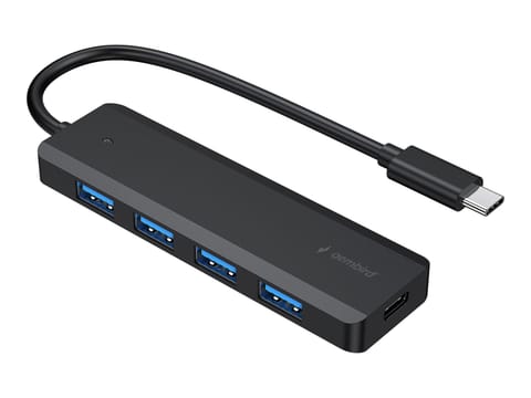 ⁨Koncentrator USB 3.1 (Gen 1) typu C Gembird | 4-portowy | UHB-CM-U3P4P-01⁩ w sklepie Wasserman.eu