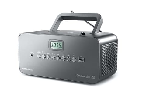 ⁨Muse | Portable Bluetooth, Radio CD/MP3 Player With USB | M-30BT | Bluetooth | Black | Portable | Wireless connection⁩ at Wasserman.eu