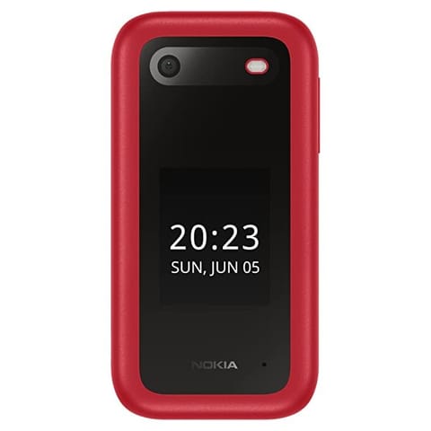 ⁨Nokia 2660 TA-1469 | Czerwony | 2.8" TFT LCD | 48 MB | Dual SIM | 0.3 MP Aparat Główny | 1450 mAh | Bluetooth 4.2 | Telefon Komó⁩ w sklepie Wasserman.eu