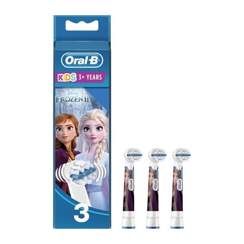 ⁨Oral-B | Zamienne Główki do Szczoteczki | Zestaw 3 Sztuki | Dla Dzieci | Białe⁩ w sklepie Wasserman.eu