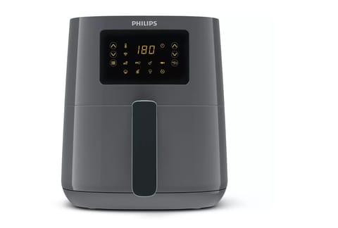 ⁨Philips 5000 series HD9255/60 fryer Single 4.1 L Stand-alone 1400 W Hot air fryer Black, Grey⁩ at Wasserman.eu