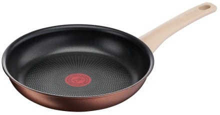 ⁨TEFAL | Patelnia | G2540553 Eco-Respect | Smażenie | Średnica 26 cm | Nadaje się do płyty indukcyjnej | Stały uchwyt | Miedź⁩ w sklepie Wasserman.eu