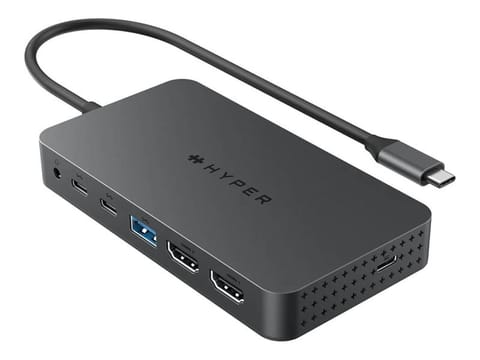 ⁨Uniwersalna Stacja Dokująca HyperDrive USB-C 7-w-1 z podwójnym HDMI dla M1/M2 MBAir/Pro | Ilość portów HDMI: 2⁩ w sklepie Wasserman.eu