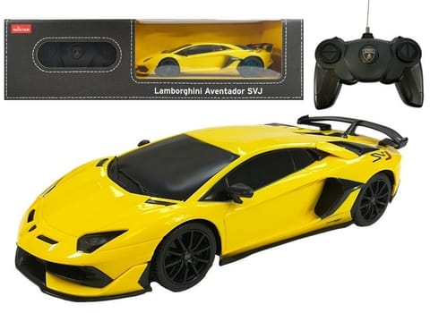 ⁨Auto R/C Lamborghini Aventador Rastar 1:24 Żółty⁩ w sklepie Wasserman.eu