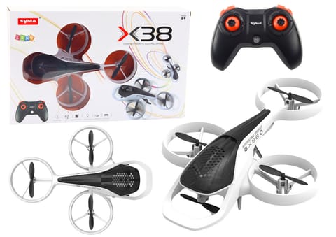 ⁨Zdalnie Sterowany Dron RC X38 SYMA Biały⁩ w sklepie Wasserman.eu