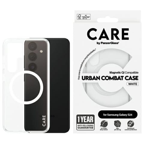 ⁨CARE by PanzerGlass Flagship QI Case Sam  S24 przezroczysty/transparent 1153⁩ w sklepie Wasserman.eu
