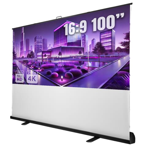 ⁨Ekran Projekcyjny Podłogowy Napinany SST 100" 4K⁩ w sklepie Wasserman.eu