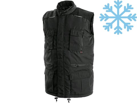 ⁨BEZRĘKAWNIK OCIEPLANY CXS OHIO CZARNY ROZMIAR XXL⁩ w sklepie Wasserman.eu