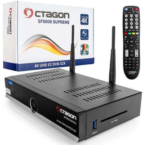 ⁨OCTAGON SF8008 SUPREME TWIN Dual OS WiFi 1200Mbps⁩ w sklepie Wasserman.eu