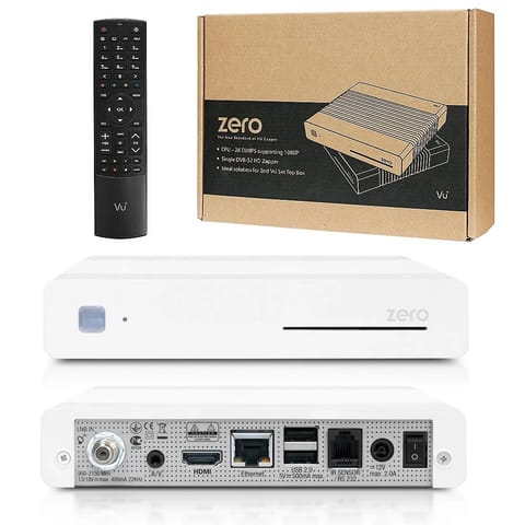 ⁨VU+ Zero rev. 2 HEVC H.265 WHITE Linux Enigma2⁩ w sklepie Wasserman.eu