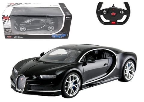 ⁨Samochód Zdalnie Sterowany RC Bugatti Chiron 1:14 Czarny⁩ w sklepie Wasserman.eu