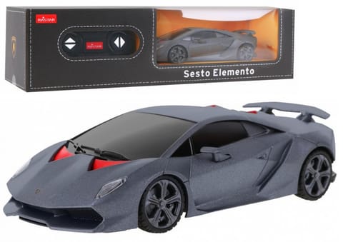 ⁨Auto Sportowe RC 1:24 Zdalnie Sterowane Lamborghini Sesto Elemento Szare⁩ w sklepie Wasserman.eu