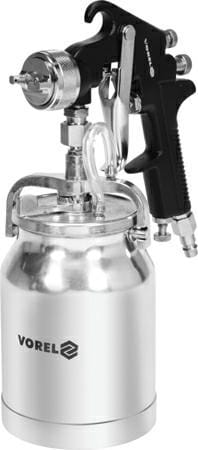 ⁨VOREL PISTOLET NATRYSK.HVLP 1000ml DOLNY ZBIORNIK⁩ w sklepie Wasserman.eu