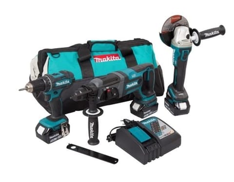 MAKITA.ZES.COMBO 18V DLX3078TX1 DDF482+DGA504+DHR241 3x5,0 TORBA w sklepie Wasserman.eu