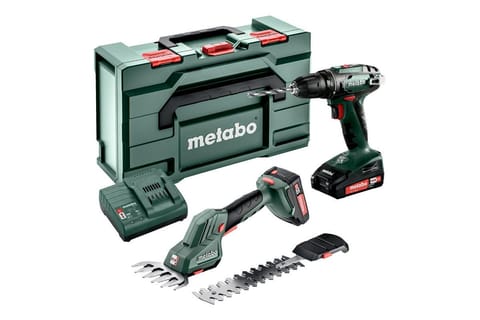 ⁨METABO. COMBO KIT 18V 2.2.5 (BS 18 + SGS 18 LTX) Q 2x2,0Ah⁩ at Wasserman.eu