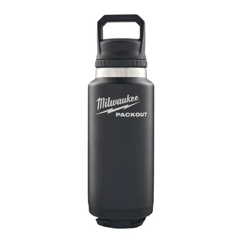 ⁨MILWAUKEE PACKOUT THERMAL BOTTLE 1065ml BLACK⁩ at Wasserman.eu