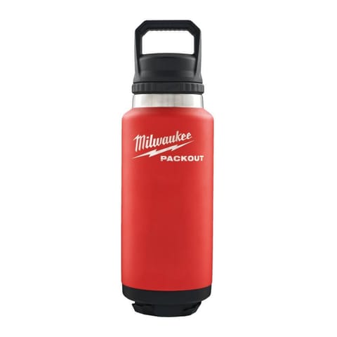 ⁨MILWAUKEE PACKOUT THERMAL BOTTLE 1065ml RED⁩ at Wasserman.eu