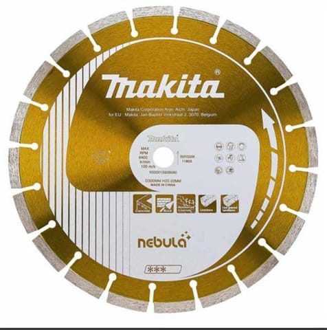 ⁨MAKITA TARCZA DIAMENTOWA 400x25,4mm SEGMENT (SUCHO/MOKRO) BETON⁩ w sklepie Wasserman.eu