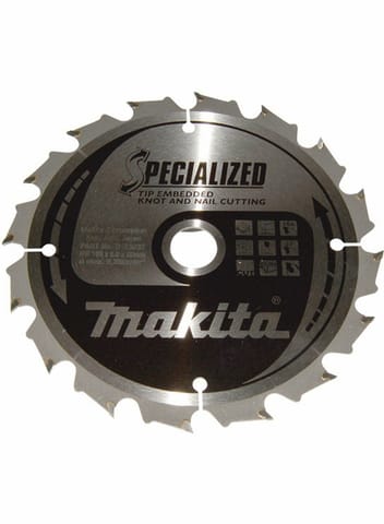 ⁨MAKITA CIRCULAR SAW BLADE 165x20x16Z SPECIALIZED WOOD (WITH NAILS AND KNOTS)⁩ at Wasserman.eu